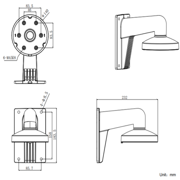 Hikvision DS 1273ZJ 140b 5