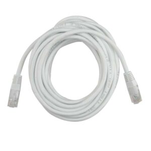 Safire UTP Ethernet-kabel wit 5 meter met RJ45-connectoren