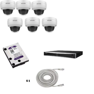 Set met 6 Hikvision DS-2CD2146G2-I