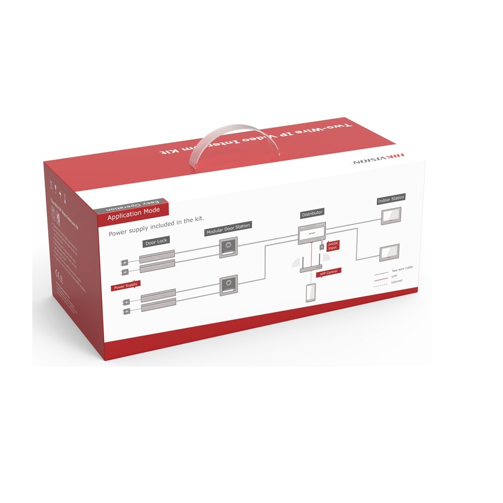 Hikvision DS-KIS702Y digitale IP-video-intercomkit - Afbeelding 4