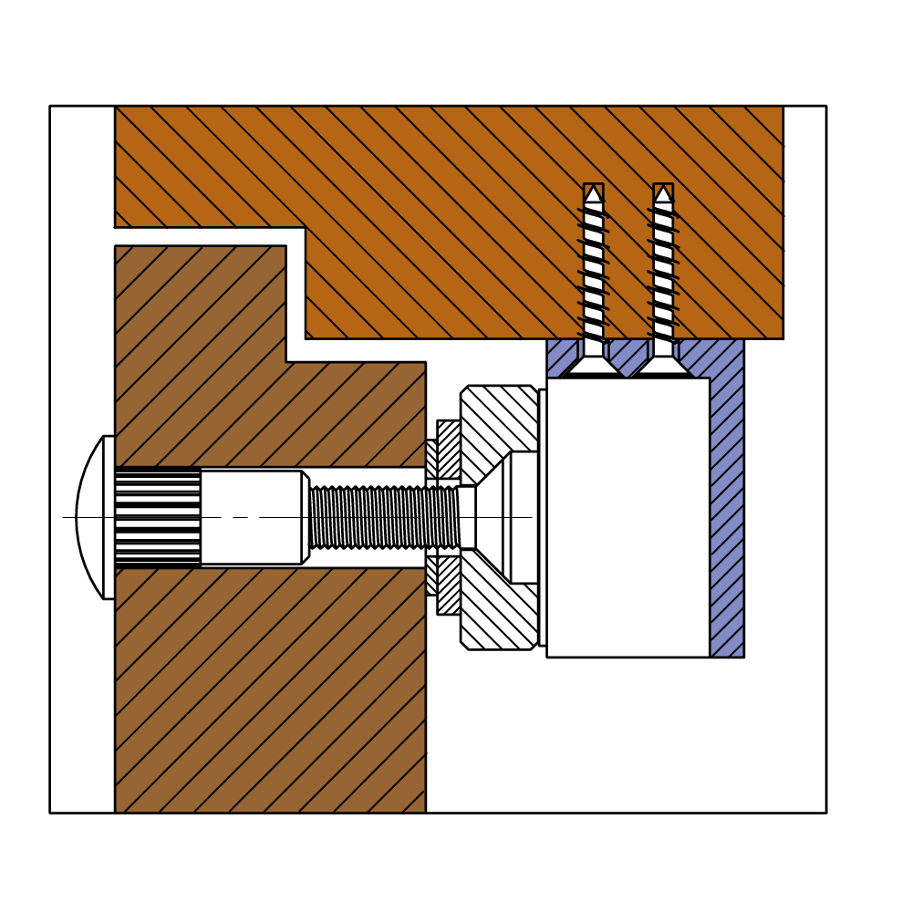 YLI KM-500NL verstelbare montage L profiel beugel - Afbeelding 6