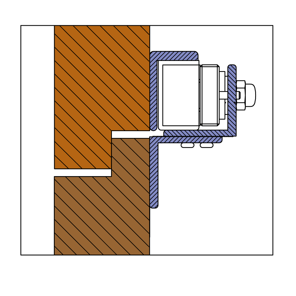 YLI KM-280NL verstelbare montage L profiel beugel - Afbeelding 7