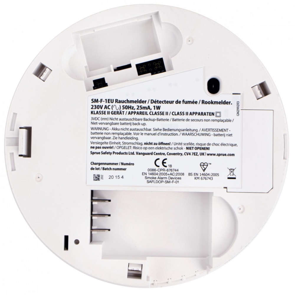 FireAngel SM-F-1EU 230 volt koppelbare rookmelder - Afbeelding 4