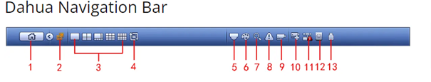 Picture2 Dahua IP NVR menu icoontjes uitgelegd.