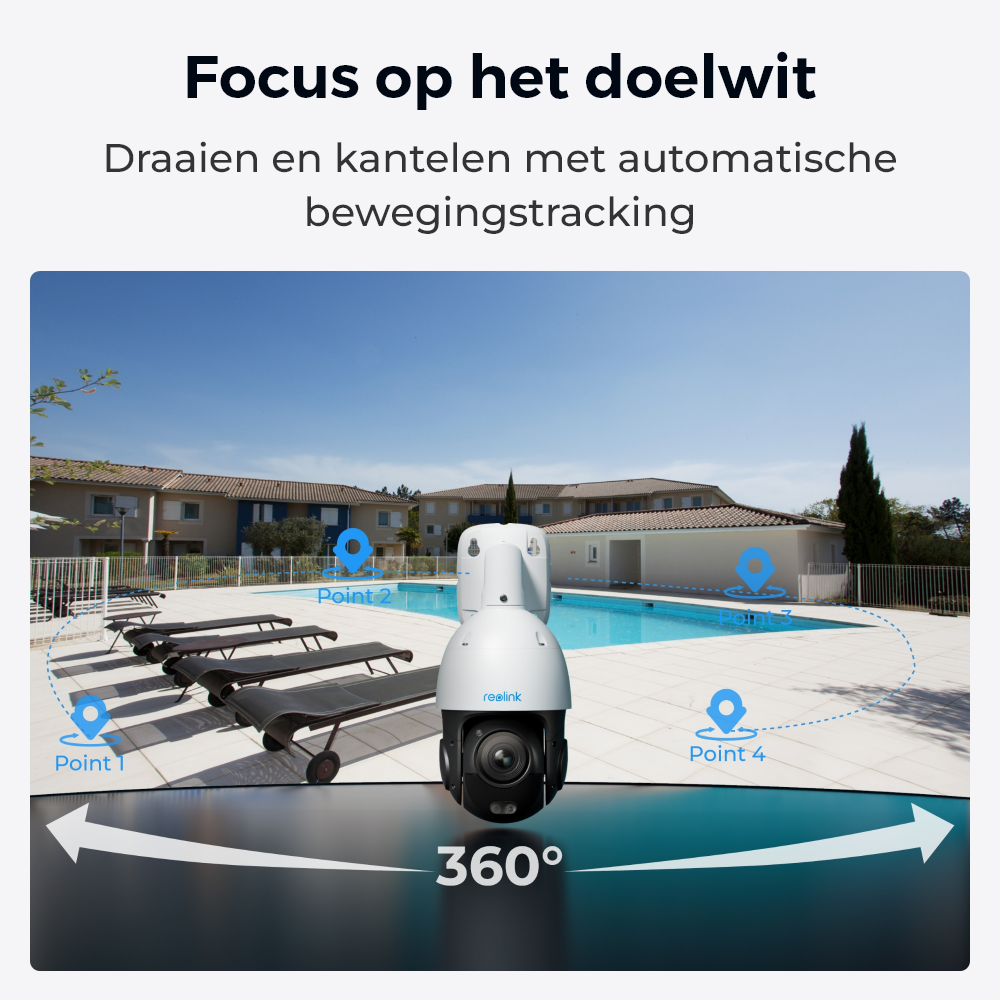 Reolink P840 - Slimme 4K PTZ PoE camera - Afbeelding 5