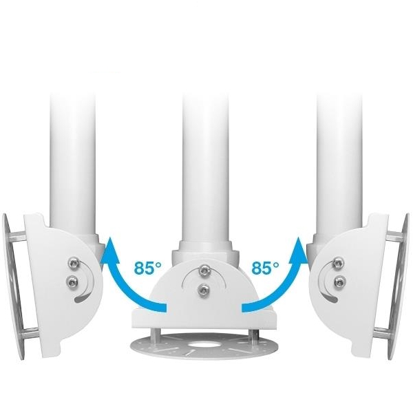 FirePoint witte plafondmontage 77 ~ 128 cm voor camera’s en rookmelders - Afbeelding 2