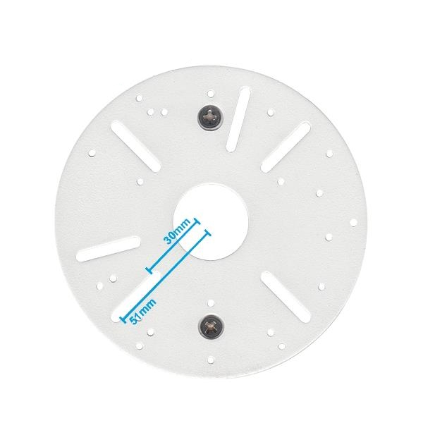 FirePoint witte plafondmontage 77 ~ 128 cm voor camera’s en rookmelders - Afbeelding 3