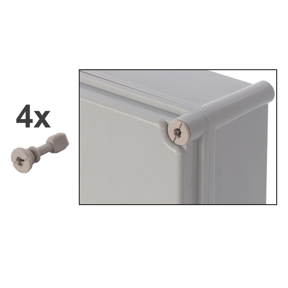 Pulsar AWB382813 Waterdichte ABS-behuizing IP66 - 380x280x130mm - Afbeelding 5