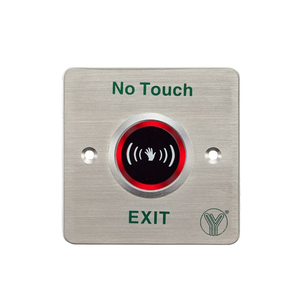 YLI ISK-841C Ir-uitgangsknop – Vlak, Aanraakloos, Roestvrij Staal