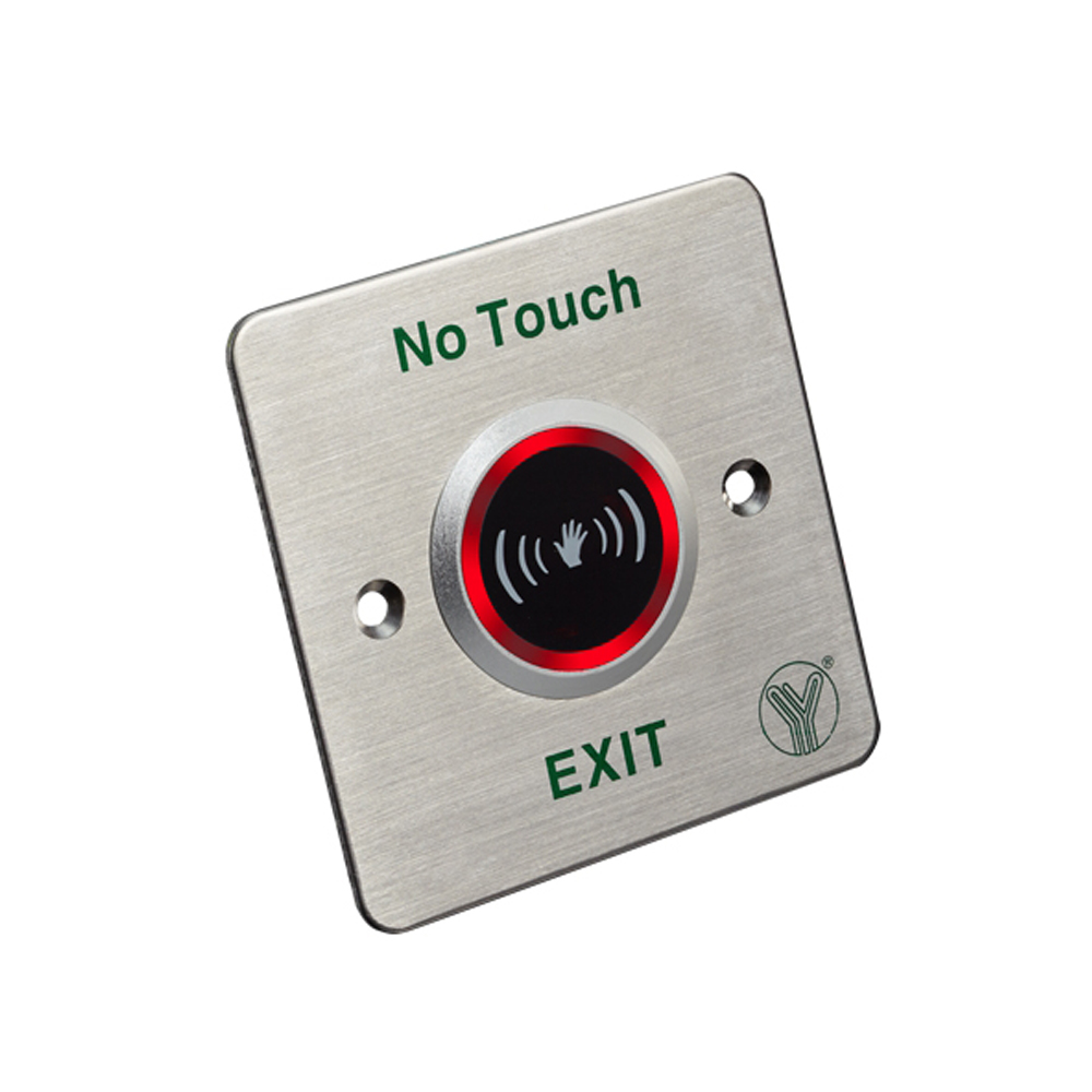 YLI ISK-841C Ir-uitgangsknop – Vlak, Aanraakloos, Roestvrij Staal