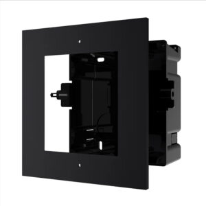 Hikvision DS-KD-ACF1 1-Module Montageframe met Voorpaneel – Zwart Aluminium