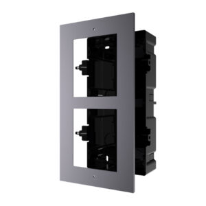 Hikvision DS-KD-ACF2/S Roestvrijstalen Coverplaat & 2-Module Montager Frame