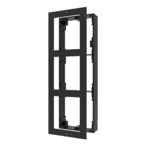 Hikvision DS-KD-ACW3 3-Module Opbouwframe – Zwart