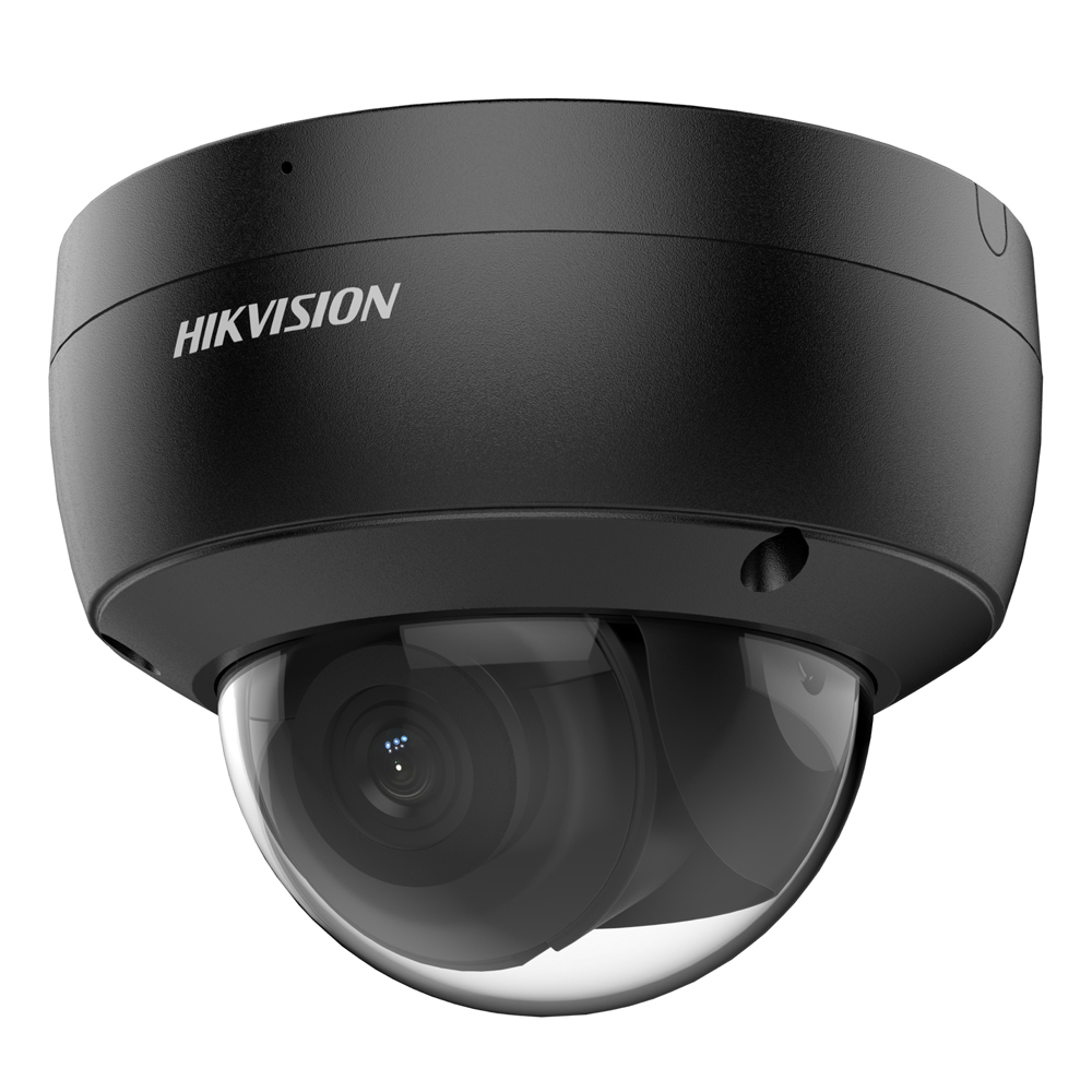Hikvision DS-2CD2143G2-IU(2.8mm) 4MP Zwart AcuSense Dome IP-camera met microfoon en 30 m IR