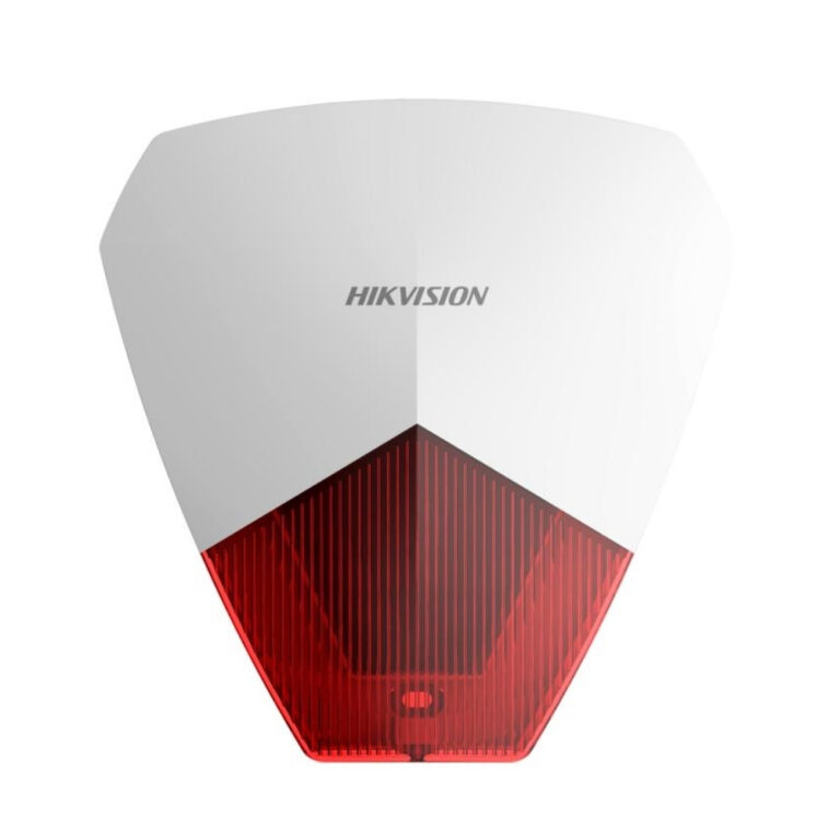Hikvision DS-PS1-R Bekabelde Sirene met Rode Flits