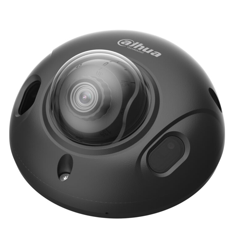 Dahua DH-IPC-HDBW3441F-AS-S2 (Zwart) – 4MP WizSense IR Domecamera met Microfoon, PoE en IK10